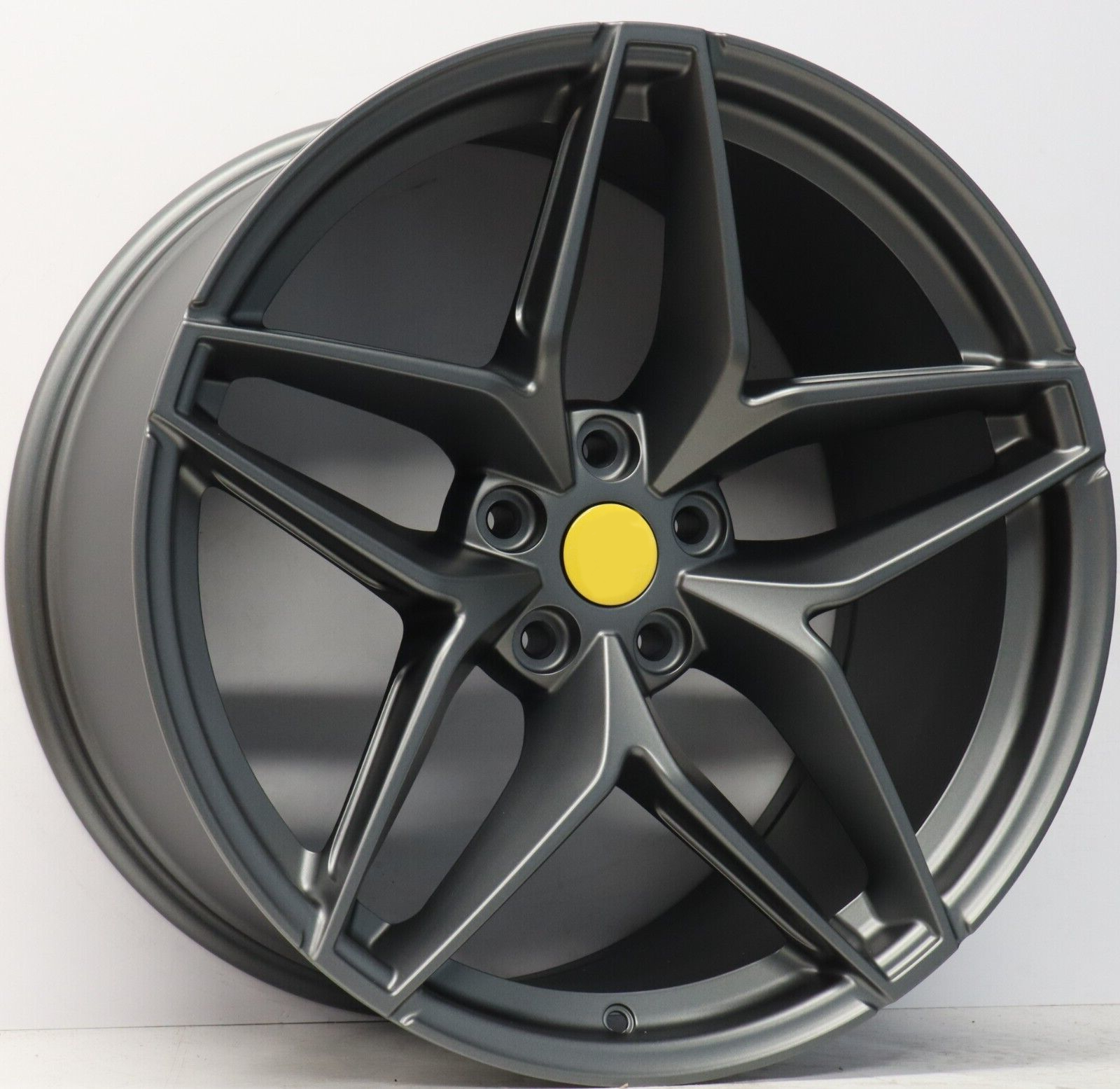 FD 212 - 20 Inch Aerodynamics Split Setup Aftermarket Forged Custom Made Wheels Set Type for Ferrari Pista Spider Black