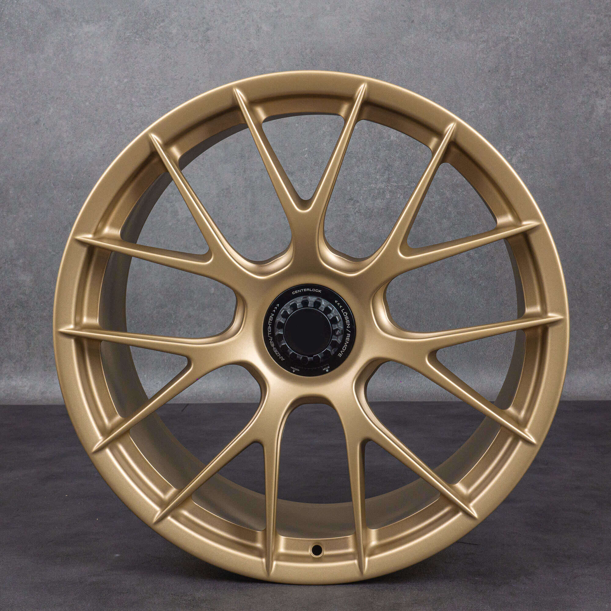 PC 201 - 20/21 Inch Aftermarket Split GT2 RS Gold Forged Centerlock Wheels Set for Porsche 911 991 992