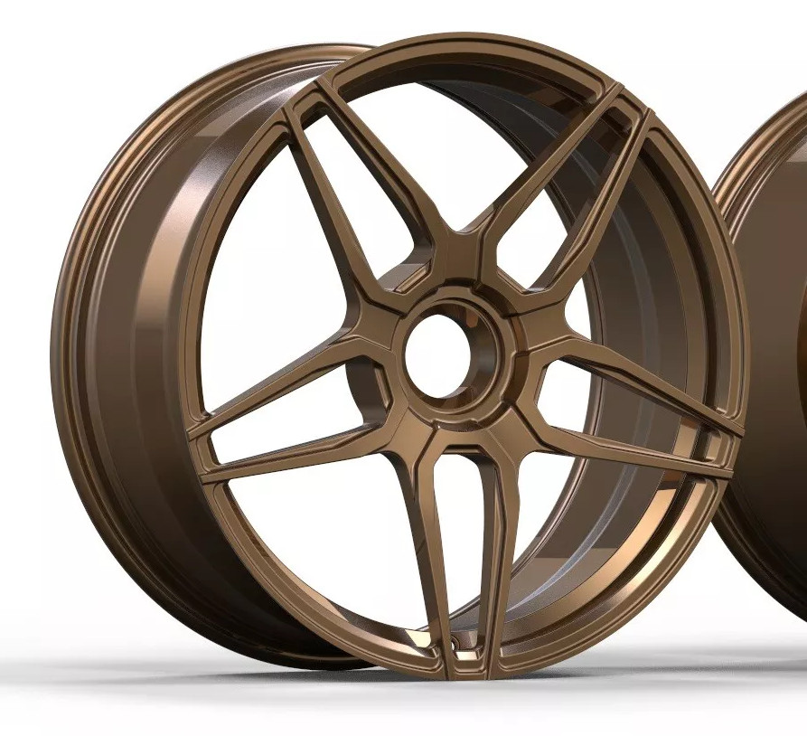 PC 210 - 20/21 Inch Aftermarket Bronze Forged Centerlock Wheels Set for Porsche