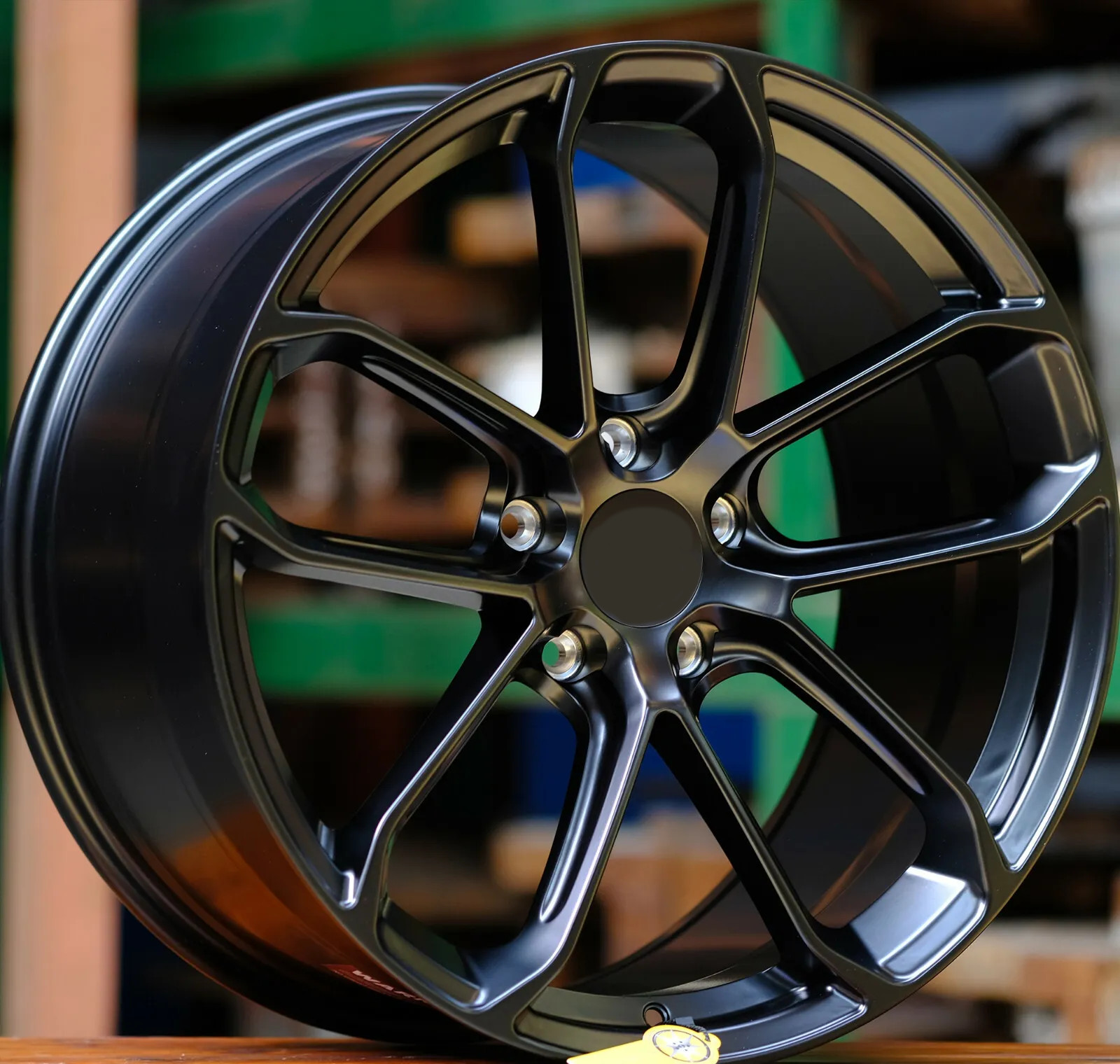 PS 208 - 22x9.5 22x11 Inch Aftermarket Black Forged Coupe Wheels Set for Porsche Cayenne