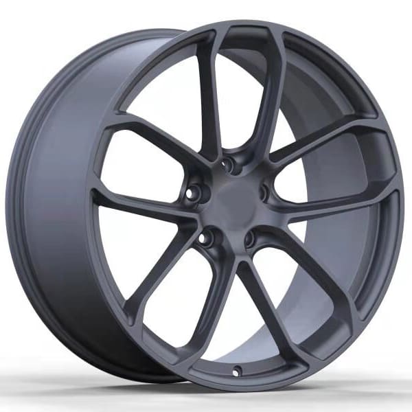 Genie Powered PC 221 - Aftermarket Forged Custom Made Wheels Set Type Porsche Cayenne with Graphite Coating